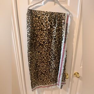 Karl Lagerfeld Animal Print Scarf